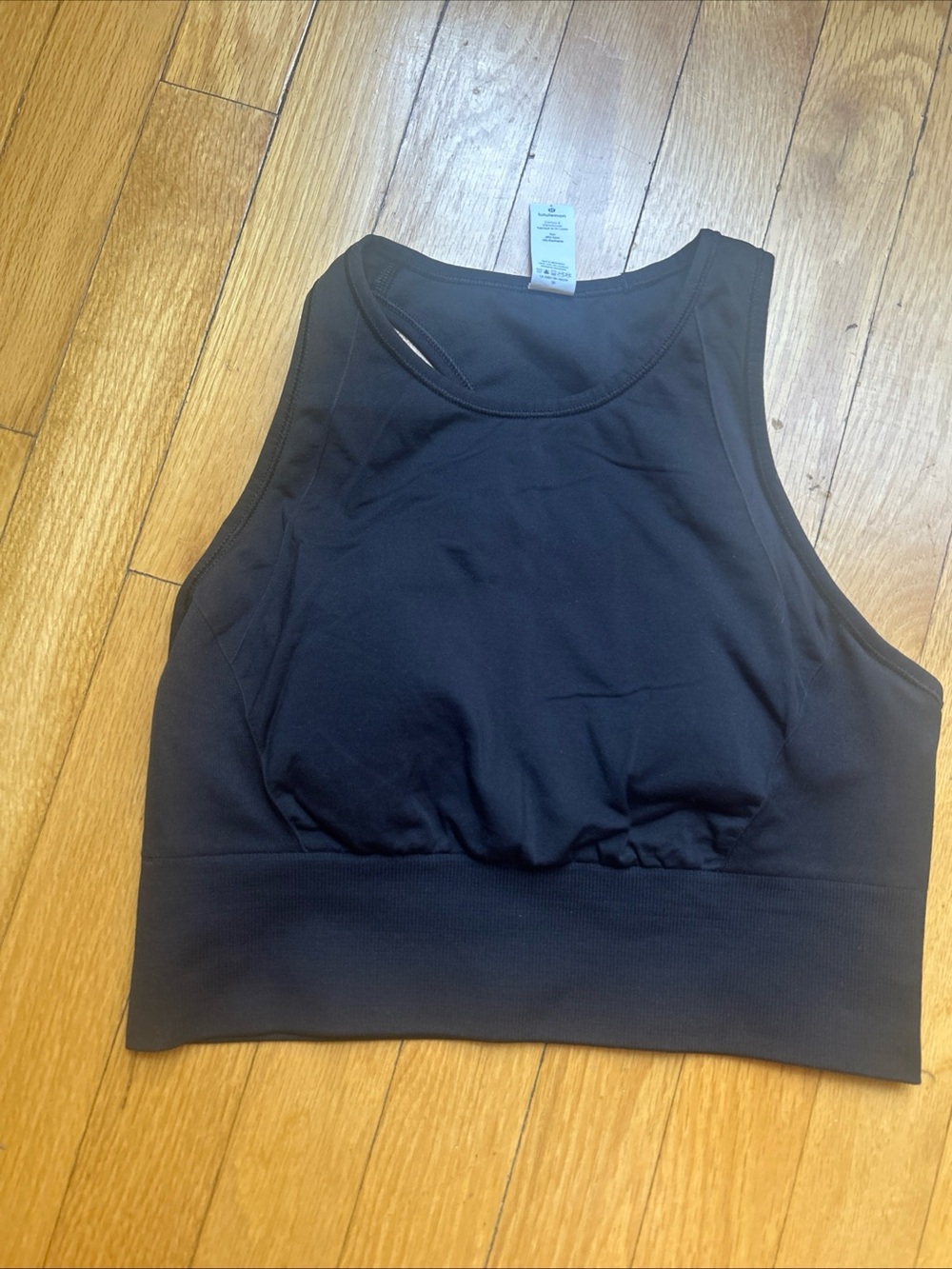 lululemon athletica Black High-Neck Sports Bra Tank